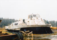 AP1-88 hovercraft with SAS, derelict craft -   (submitted by The <a href='http://www.hovercraft-museum.org/' target='_blank'>Hovercraft Museum Trust</a>).